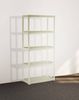 Dmora Gelsomina Outdoor-Garderobe, Outdoor-Regal, Mehrzweck-Balkongarderobe, Outdoor-Schrank, 100 % Made in Italy, 80x40h176 cm, Weiß Bild 2