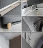 Schlafsofa Mico - Sofa mit Bettkasten, Couch mit Schlaffunktion, Bettfunktion, Bettsofa mit Bonell-Ferderkern, Velours (Grün (Kronos 19)) Bild 4