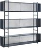 Standregal Randaberg 180x180x33 cm Schwarz [en. casa] Bild 2