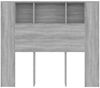 vidaXL Kopfteil mit Ablagen Grau Sonoma 120x18,5x102,5 cm 817268 Bild 4