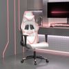 vidaXL Gaming-Stuhl Weiß und Rosa Kunstleder 3143673 Bild 2