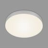 BRILONER - LED Deckenlampe rahmenlos, LED Deckenleuchte, LED Aufbauleuchte, warmweiße Farbtemperatur, Ø287 mm, silberfarbig Bild 2