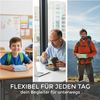 Hausfelder Lunchbox Brotdosen 4er Set hoch violett, Kunststoff, (4er Set, 4-tlg, 2 große Brotdosen und 2 kleine Snackboxen), spülmaschinengeeignet, langlebig, bruchfest, BPA-frei Bild 3