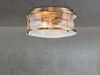 LED Deckenleuchte in Messing für Badezimmer & Wohnraum, Ø30,5cm Bild 3