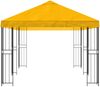 vidaXL Pavillon mit Seitenwänden 6 x 3 m Gelb Polyester und Stahl 190 3375989 Bild 4
