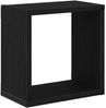 vidaXL Wandregale mit Regal 4 pcs Schwarz Eichen-Optik Holzwerkstoff 875181 Bild 5