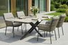 Gartentisch Concord Esstisch Terrassentisch 200x100x75cm sintered stone Anthrazit-Beige Bild 5