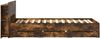 vidaXL Bettgestell mit Stauraum Geräucherte Eiche 90 x 190 cm 3433922 Bild 5