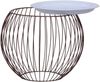 vidaXL Couchtisch Golden Ø 51 cm 287659 Bild 2