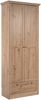 Mehrzweckschrank >Timber< 2 Türen, 1 Schublade, 5 Böden, Landhaus, in Artisan Eiche Dekor - 80x200x39cm (BxHxT) Bild 5