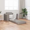 vidaXL Schlafsofa Taupe 98 x 71 x 83 cm Stoff 4106660 Bild 3