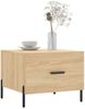 vidaXL Couchtische 2 Stk. Sonoma-Eiche 50x50x40 cm Holzwerkstoff 829419 Bild 3