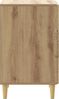 vidaXL Nachttisch Artisan-Eiche 43 x 39,5 x 66,5 cm Holzwerkstoff 895024 Bild 4