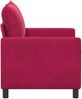vidaXL Sofa Weinrot 126 x 81 x 87,5 cm Samt 42028801 Bild 4