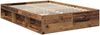 vidaXL Bettrahmen Altholz 140 x 190 cm Massives Kiefernholz 3410086 Bild 5
