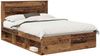 vidaXL Bettrahmen Altholz 140 x 190 cm Massives Kiefernholz 3410086 Bild 2