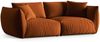 Micadoni Sofa Chris 4-Sitzer Samt Terrakotta Bild 2