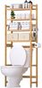 Yorbay Badregal Toilettenregal mit 2 Körben, Bambus WC Regal,59*23.3*166CM, Multifunktional Badezimmerregal,Platzsparend,Einfache Montage Bild 5