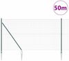 vidaXL Schweißdrahtzaun mit Spikes 50 x 1,4 m PVC-beschichteter Stahl 3352125 Bild 3