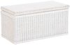 Krines Home Truhe Wäschetruhe mit Deckel Natur Rattan Truhe Aufbewahrung Rattantruhe (Wäschebox), mit herausnehmbarem Stoffinlett Truhenbank 80x40x40cm Bild 5