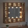 vidaXL Spiegelschrank Altholz 91 x 15 x 76,5 cm Holzwerkstoff 879456 Bild 4