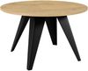 Couchtisch Fektre, Beine aus Stahl (Farbe: Schwarz / Eiche Lancelot) Bild 3