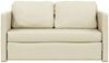 vidaXL Bodensofa mit Schlaffunktion Creme 112x174x55 cm Kunstleder 353974 Bild 5