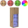 vidaXL Wandmontierter TV-Schrank Artisan-Eiche 30,5 x 30 x 90 cm 882950 Bild 4