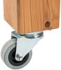 Hochbeet Premium mit Rollen aus Kiefernholz, Vintage-Grau Bild 3