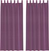 vidaXL Voile Vorhänge mit Schlaufen 2 Stk. Lila 140x245 cm 4102294 Bild 2