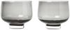 Blomus FLOW Set 2 Trinkgläser, Wasserglas, Trinkglas, Glas farbig, smoke, 220 ml, 63918 Bild 3