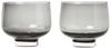 Blomus FLOW Set 2 Trinkgläser, Wasserglas, Trinkglas, Glas farbig, smoke, 220 ml, 63918 Bild 2