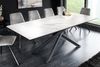 riess-ambiente Esstisch ALPINE 160-200cm weiß / schwarz · bis 8 Personen (Einzelartikel, 1-St), Keramik · ausziehbar · Metall-Gestell · Marmor-Design · Industrial Bild 4