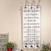 Wandgarderobe 100x40cm Sei Du Selbst 6 Kleiderhaken Flurpaneel Holz Deko Eingang Bild 2