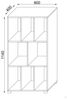 VCM Woltino 913411 H. 120 x B. 60 x T. 40 cm Bild 3
