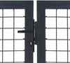 vidaXL Gartentor mit Pfosten Stahl 350×140 cm Anthrazit 144401 Bild 3