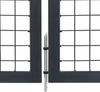 vidaXL Gartentor mit Pfosten Stahl 350×140 cm Anthrazit 144401 Bild 4