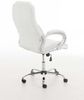 Bürostuhl SYDNEY - 113x66x70, Weiß Kunstleder Metall Gestell ergonomische Bürostühle Homeoffice Stuhl mit Rollen Bild 4