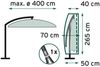 TrendLine Schutzhülle Basic Ampelschirm bis 400cm Abdeckhaube Sonnenschirm Hülle Bild 2