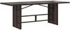 IKAYAA Polyrattan Gartenmöbel Set 8 Personen Tisch 8 Stühle Braun Bild 3