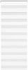 vidaXL Doppelrollo Weiß 55x100 cm Stoffbreite 50,9 cm Polyester 4014720 Bild 1