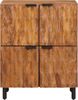 Sideboard, Kommode mit Speicher Akazienbraune Oberfläche 60 x 33 x 75 cm j2220p Bild 3