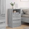 vidaXL Nachttische 2 pcs Graues Sonoma 40 x 30 x 467 cm Holzwerkstoff 888920 Bild 4
