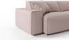 KAWOLA Sofa RANI Ecksofa Cord rosa Recamiere rechts 71 x 189 x 299 cm Bild 5