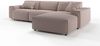 KAWOLA Sofa RANI Ecksofa Cord rosa Recamiere rechts 71 x 189 x 299 cm Bild 4