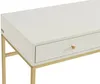 Vente-unique - CODENIO Konsole Holz, Platte Weiß - B 48 cm x H 78 cm x L 100 cm Bild 5