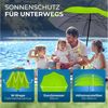 Styngard Sonnenschirm Reise Sonnenschirm Nizza, LxB: 180,00x155,00 cm, mit UV Schutz 50+ - Strandschirm Sonnenschirm Strand mit Abspannleinen Bild 4