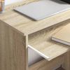 vidaXL Schreibtisch Sonoma-Eiche 120,5 x 44 x 88,5 cm Holzwerkstoff 869476 Bild 4