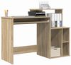 vidaXL Schreibtisch Sonoma-Eiche 120,5 x 44 x 88,5 cm Holzwerkstoff 869476 Bild 3