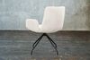KAWOLA Stuhl NEW CHARME Drehstuhl Esszimmersessel Cord weiß 87 x 66 x 59 cm Bild 5